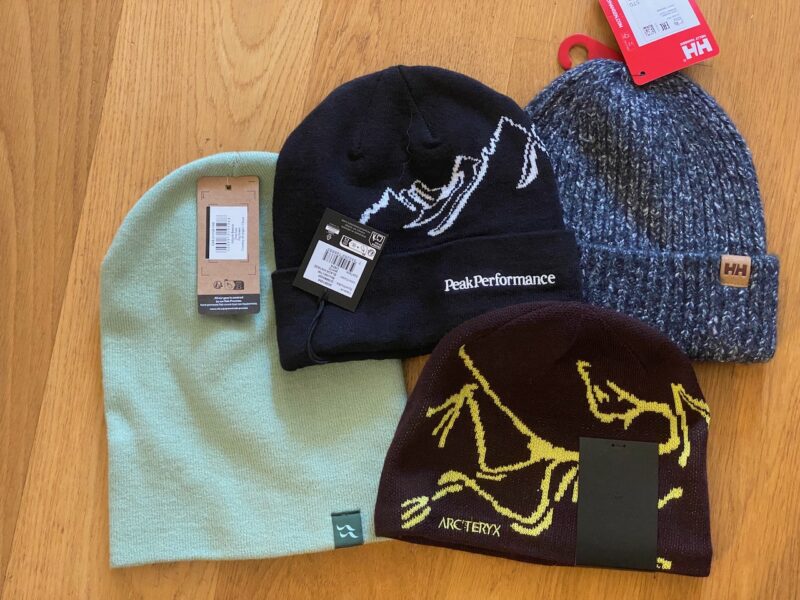 Beanie selection for Xmas. Image © PlanetSKI.